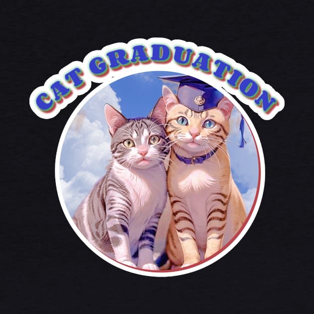 Cat Graduation by LycheeDesign